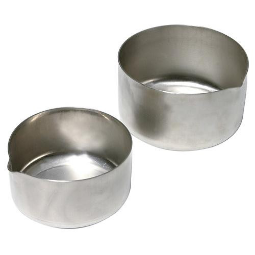 evaporating dish, nickel, 200ml capacity, 86 x 46mm
