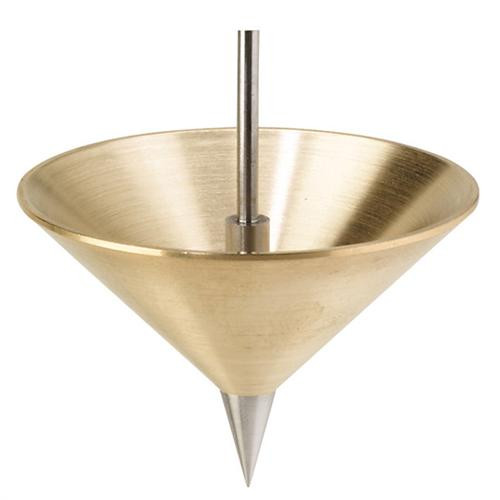 penetration needle, grease testing, hollow 90  brass cone, stainless steel tip