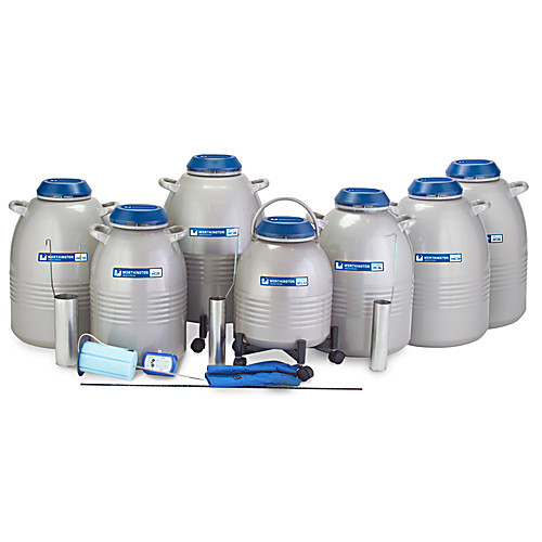 ld25 liquid nitrogen storage dewar, 25 l