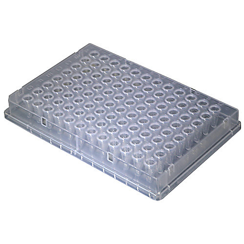 200ul 96-well pcr half skirt amplification plate, pp clear