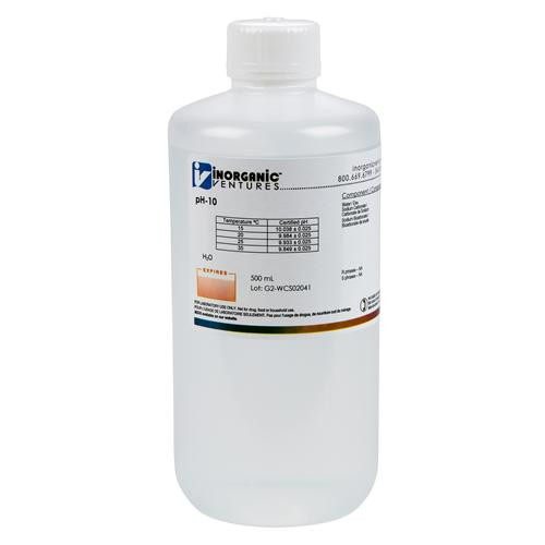 ph 10 standard in h2o, 250ml