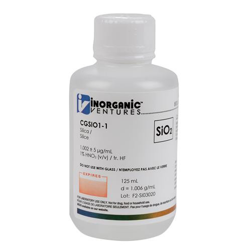 icp 1000ug/ml silica, 125ml (c08-0460-767)