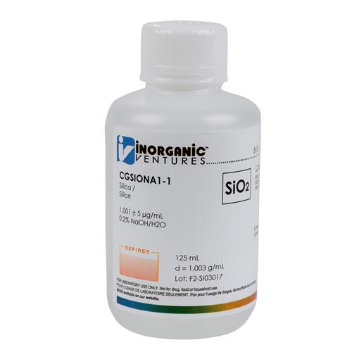 icp 1000ug/ml silica, 125ml (c08-0460-768)