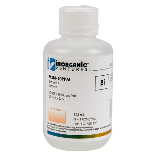 icp 10ug/ml bismuth, 125ml