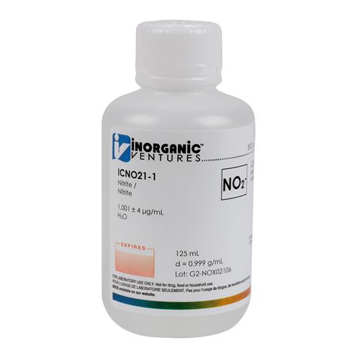 ic 1000ug/ml nitrite, 125ml