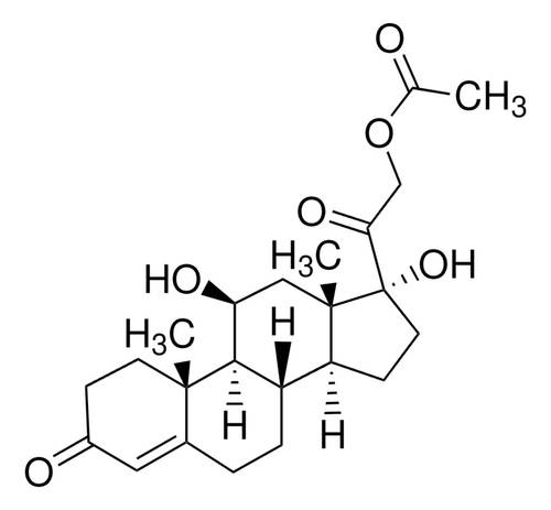 hydrocortisone acetate (c15-1244-192)