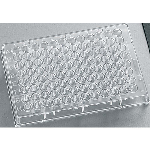 96 well polystyrene, clear, flat bottom, 350ul