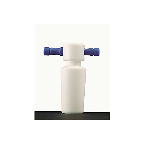 ptfe stopper, standard taper, synthware, joint: 24/40, with handle for easy griping