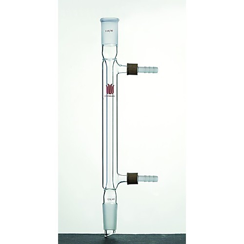 liebig condenser, removable hose connections, jacket length: 200mm, joints: 24/40, hose connection od: 8mm