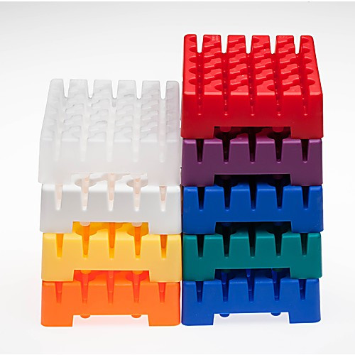 reusable racks for 15ml centrifuge tubes, purple