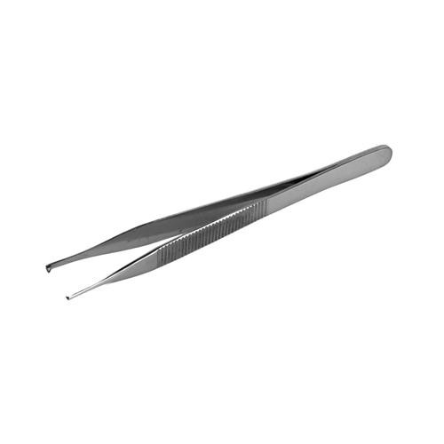 forceps,tissue, adson, serr, 4.5", sterile