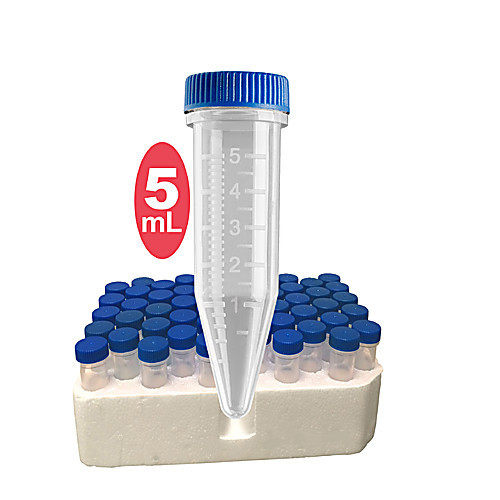 screw cap tube, 5ml, sterile, racked