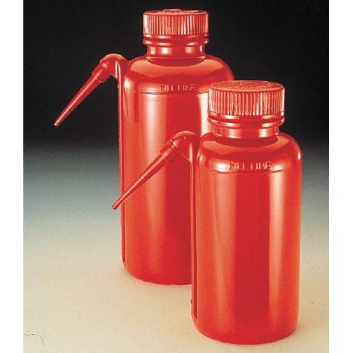 wash bottle, red, 500 ml
