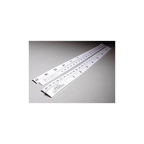 paper tape measure, 24", heavyweight disposable, blue markings, 1000/bx