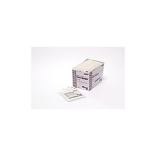 gauze sponge, 2s, 4" x 4", 12-ply, sterile, 25/tray, 24 tray/cs