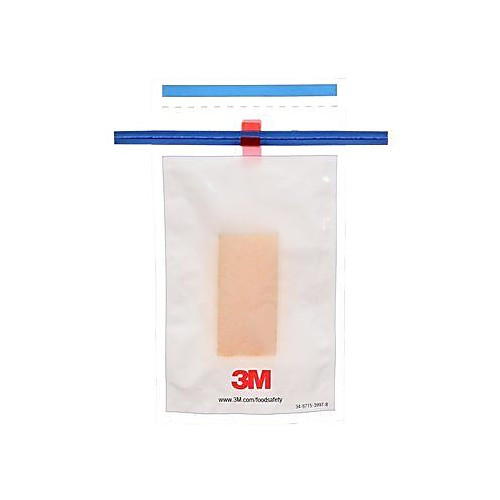 3m hydrated-sponge with buffered peptone water broth, 2 gloves