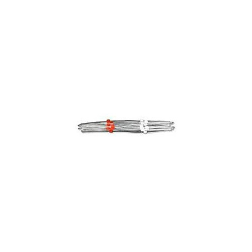 mpp pvc tubing flared, 1.09mm, white red, 12/pk
