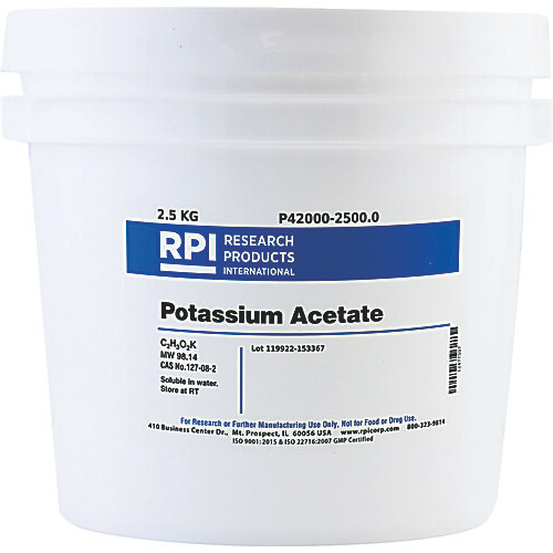 potassium acetate, 2.5kg (c08-0566-478)