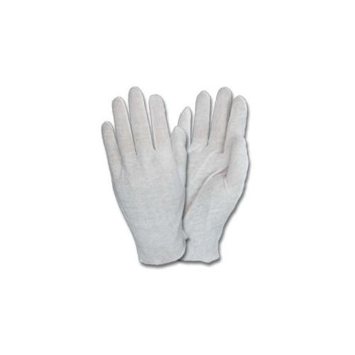 100% cotton lisle light weight inspector glove, men's, 1 dozen pair/bag (100 dozen per case) (c08-0593-265)