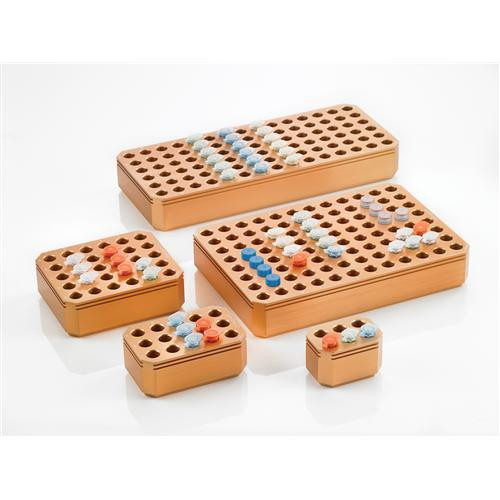 chillblock microcentrifuge tube rack, 6 well