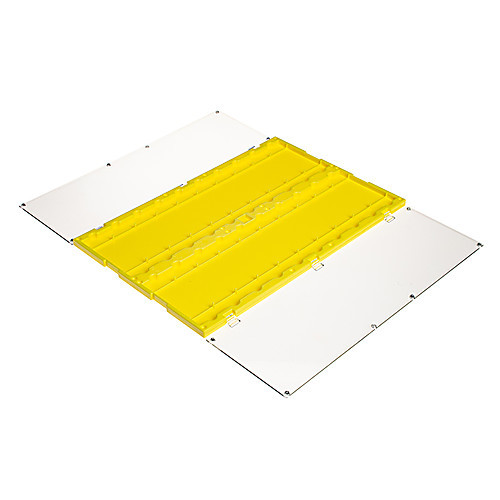 microscope slidefoldert, opaque doors & white base