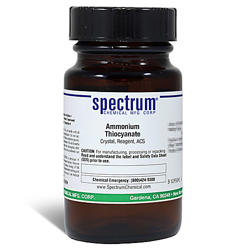 ammonium thiocyanate, crystal, reagent, acs - 500 g