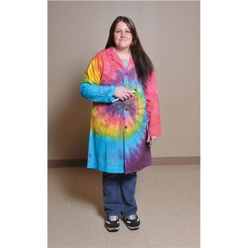 tie dye lab coat, small
