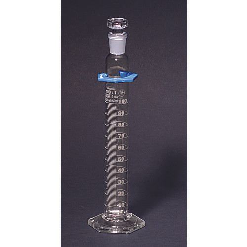 2000ml graduated cylinder, class a batch certified with glass stopper
