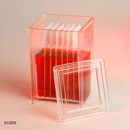 slide staining jar with lid pmp for 8 slides 16 back to back hellendhal type cs 20