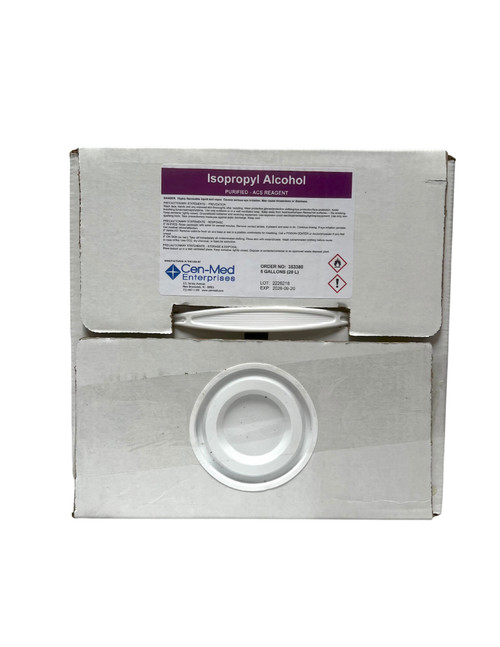 isopropyl alcohol, 99%, purified/acs (20l cube w/spigot)