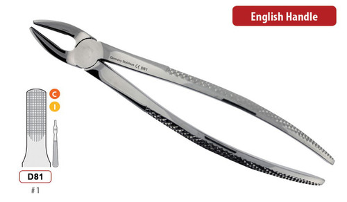 extraction forceps upper incisors and canines