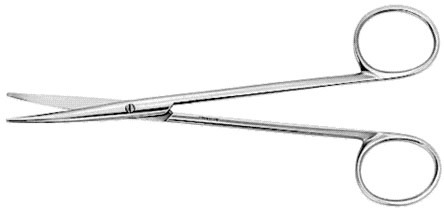 metzenbaum scissors, delicate, slim pattern, straight, length: 8