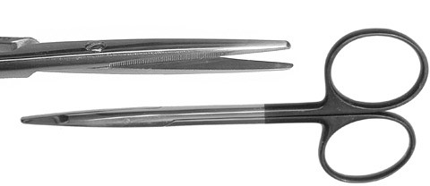 metzenbaum-baby scissors, supercut, delicate, straight, length: 4.5