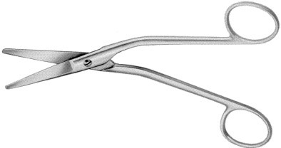 cottle dorsal scissors, supercut, angled,, length: 6.25