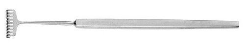 miller rake retractor, blunt, 9 prongs, length: 5.25