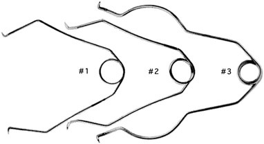 farr retractor #2,1"prong,5 1/