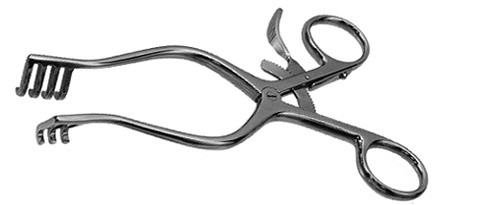 weitlander retractor sharp prongs 3x4 8"
