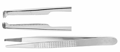 bonney tissue forceps 2x3 teeth 7 1/8"