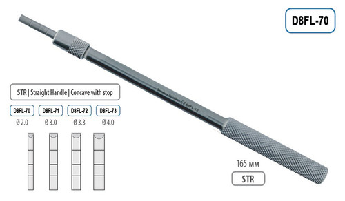 osteotome straight with stop 2.00mm