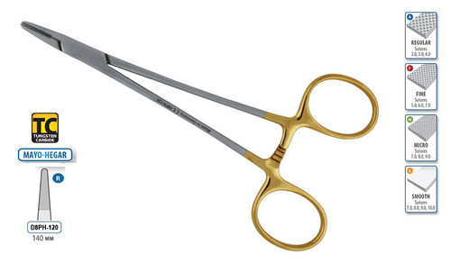 forceps needle holder mayo-hegar 140mm