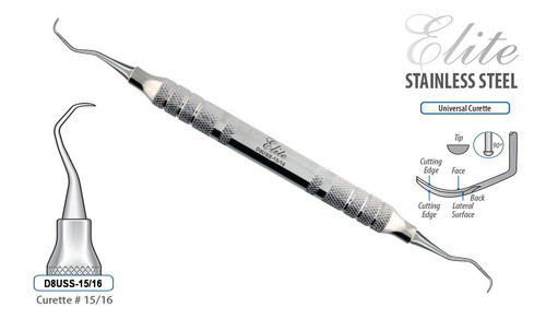 curette elite silver gracey rigid # 15/16