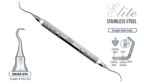 scaler elite silver hygienist jacquette # h6/h7