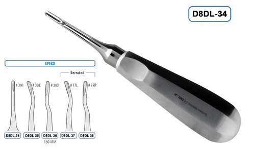 root elevator apexo straight fig. 1 160mm
