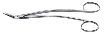converse dorsal scissors, serrated blades, length: 6.375 s1679-5511