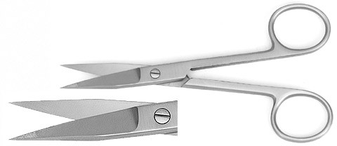 converse (wilmer) nasal, conjunctival and utility scissors, tungsten carbide, 4 1/2" s1329-1850