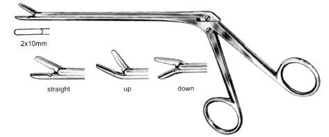 cushing ivd rongeur 5" straight 2.0 mm x 10.0 mm jaws s1579-2002