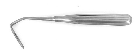 aufricht nasal retractor, solid blade, 10.0 x 45.0 mm blade length, length: 7.125" s1679-2135