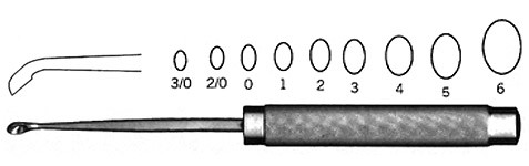 cobb curette 11" straight #3, ang s1299-8823a