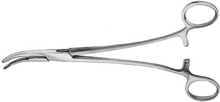 heaney hysterectomy forceps- straight, single groove: 30.5cm/12in s1529-5331