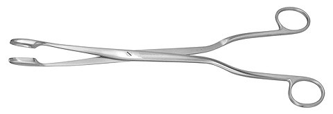 winter placenta forceps curved 11" s1539-5067